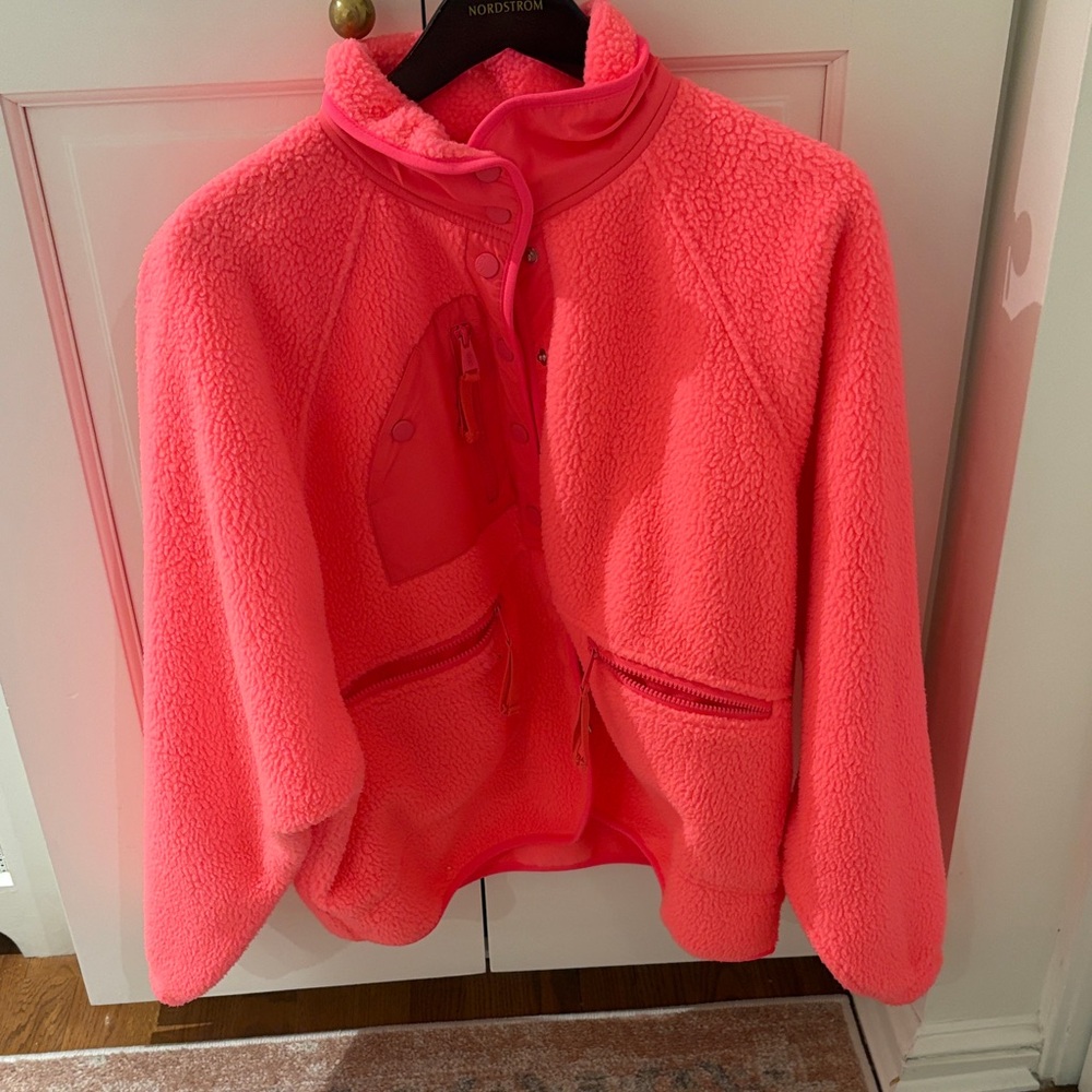 women’s Pink Fleece Jacket
